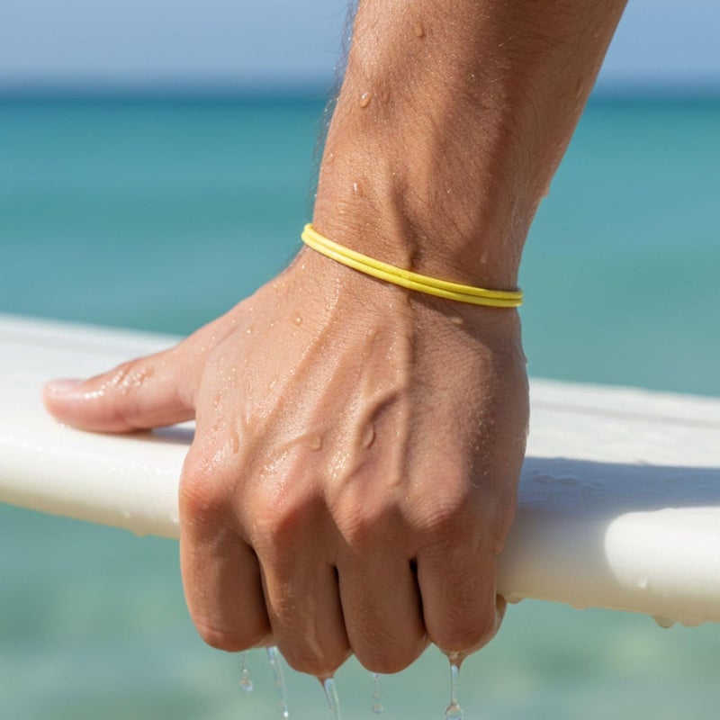 Luck Strings Adjustable Wax Nylon Cord Bracelet for Men Women Adult - Vegan Leather String | Unisex Waterproof Nautical & Surfer Style Friendship Gift, Minimalist - Image 4